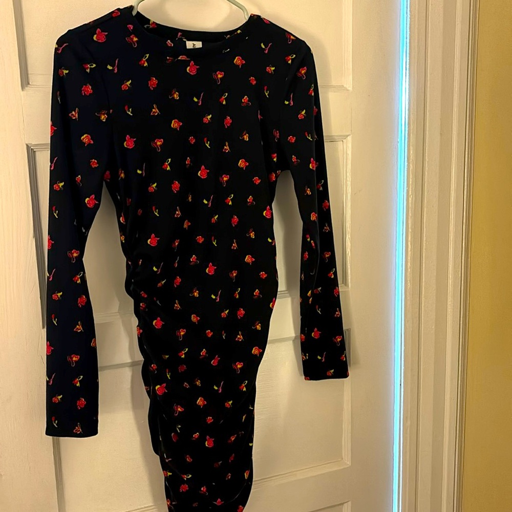 Mini flower scrunch dress size S